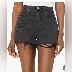 NWT Reeve High-Rise Five-Pocket Shorts with Destructed Hem in Living Life Sz 25